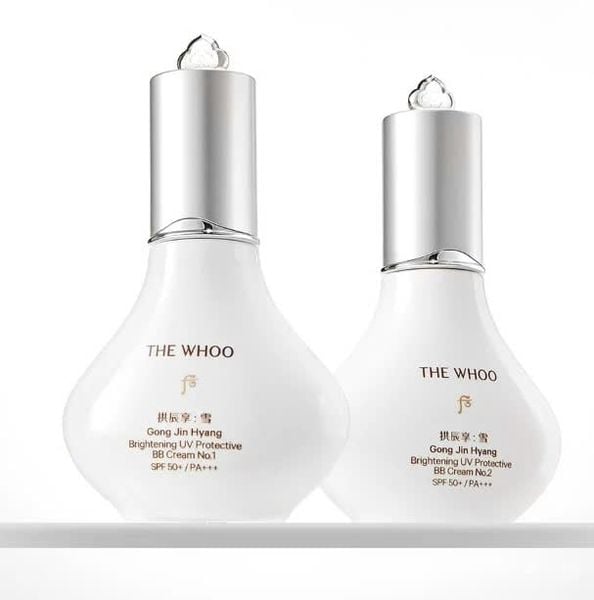 Bộ Kem BB Trang Điểm Chống Nắng The Whoo Gongjinhyang Brightening UV Protective BB Cream Set