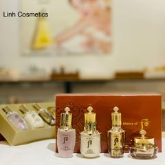 Bộ Tinh Chất Làm Sáng Và Mờ Nếp Nhăn Whoo Cheongidan Illuminating Refining Essence Set 4pcs