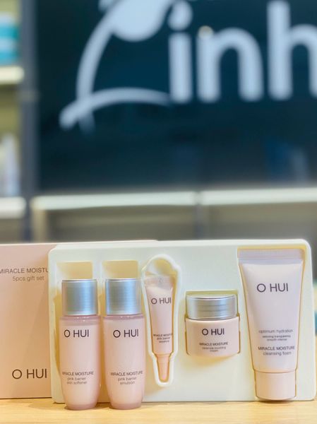 Bộ Dưỡng Da Ohui Hồng Ohui Miracle Moisture Mini 5pcs