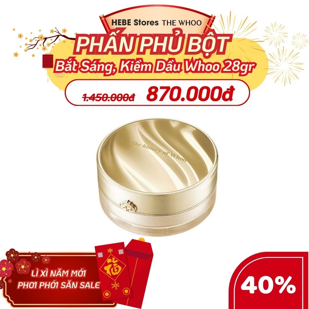 Phấn Phủ Bắt Sáng Dạng Bột Whoo Gongjinhyang Mi Luxury Luminous Powder Nội Địa