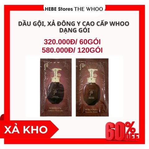 Dầu gội - Xả Whoo Thảo Dược Spa Essence Shampoo Dạng Gói
