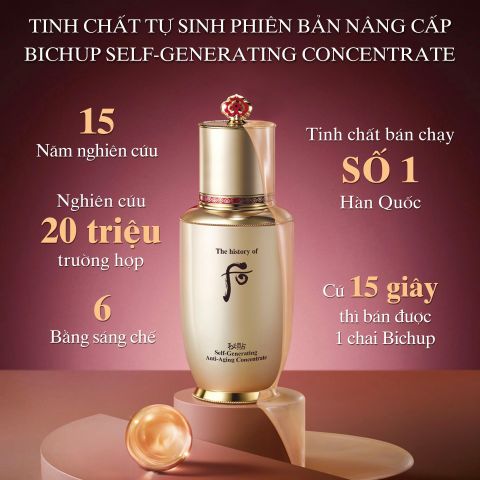 Tinh Chất Tự Sinh Whoo Bichup Self-Generating Anti-Aging Concentrate 25ml.