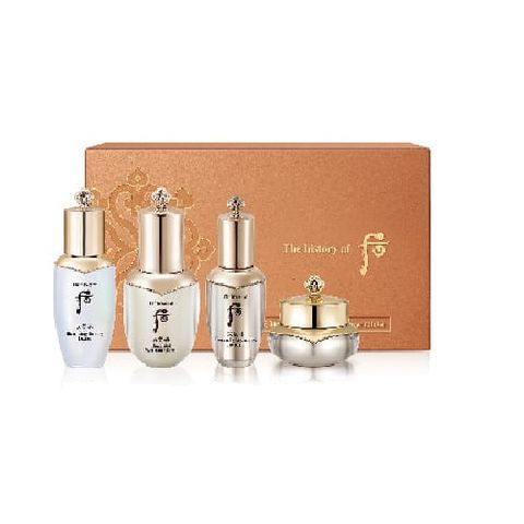 Bộ Tinh Chất Làm Sáng Và Mờ Nếp Nhăn Whoo Cheongidan Illuminating Refining Essence Set 4pcs