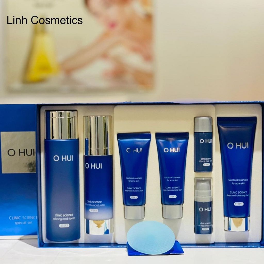 Bộ Dưỡng Giảm Mụn Ohui Clinic Science 3pcs Special Set