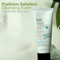 Sữa Rửa Mặt Ngăn Ngừa Mụn Belif Problem Solution Cleansing Foam 100ml