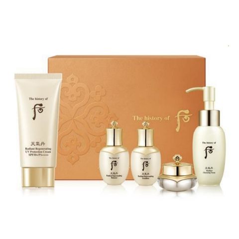 Bộ Kem Chống Nắng Tái Sinh Da Whoo Cheongidan Radiant Regenerating UV Protection Cream Special Set