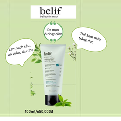 Sữa Rửa Mặt Ngăn Ngừa Mụn Belif Problem Solution Cleansing Foam 100ml