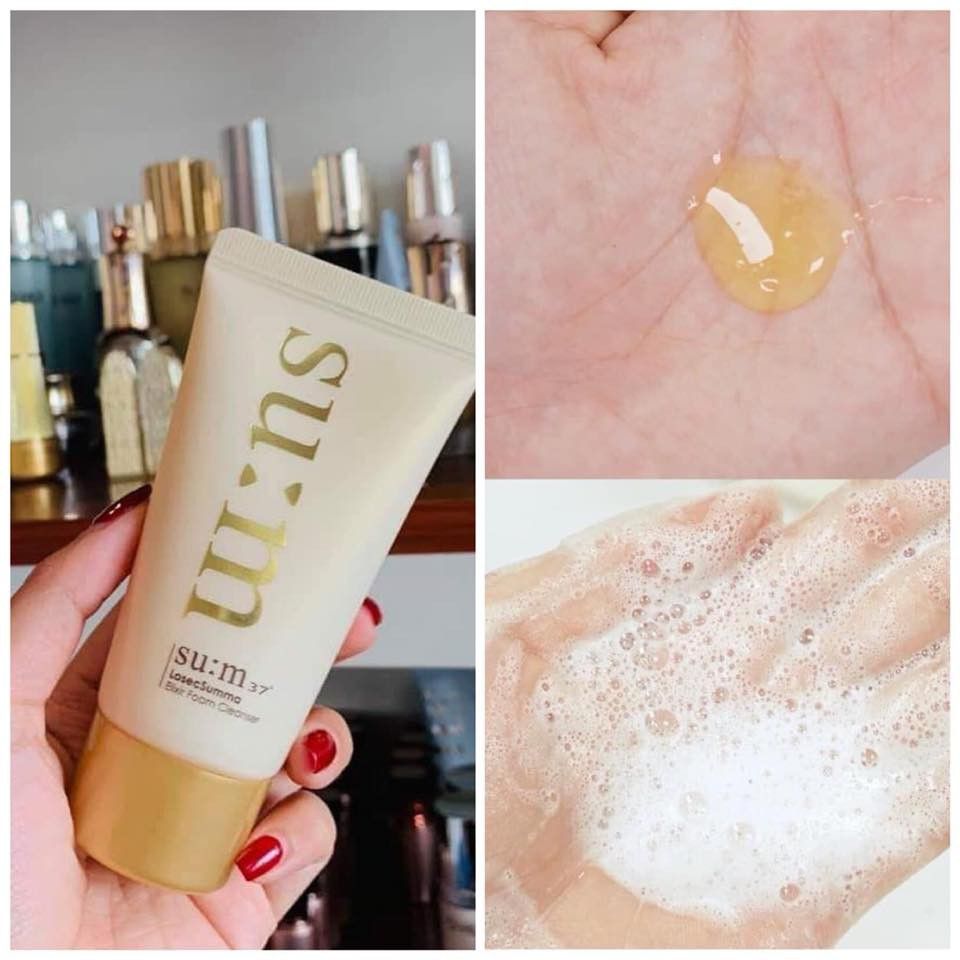 Sữa Rửa Mặt Tinh Chất Vàng Su:m37 LosecSumma Elixir Foam Cleanser Mini 60ml