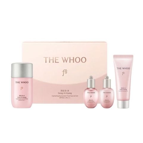 Bộ Kem Chống Nắng Whoo Hồng Gongjinhyang Soo Vital Hydrating Sun