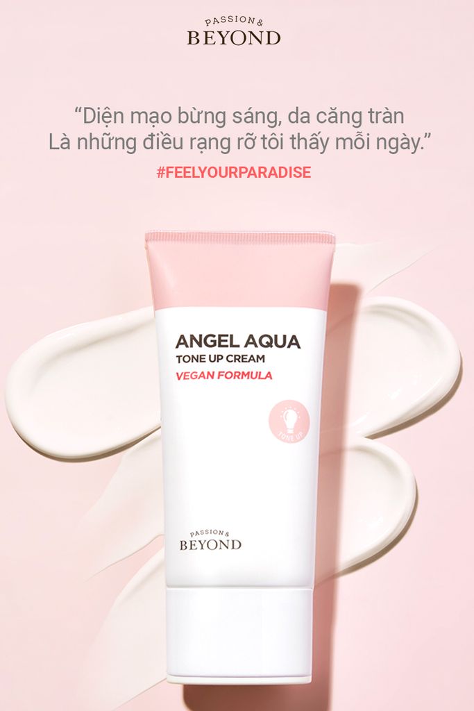 Kem Chống Nắng Dưỡng Trắng Nâng Tông Da Beyond Angel Aqua Daily Tone Up Cream (75mlx2)