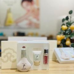 Set Kem Nền BB Trang Điểm Chống Nắng Whoo Gongjinhyang Seol Radiant White Sun BB SPF45/PA+++ 40ml