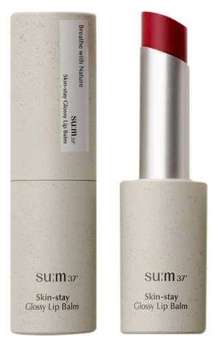 Son Dưỡng Môi Thuần Chay Su:m37 Skin Stay Glossy Lip Balm Coral