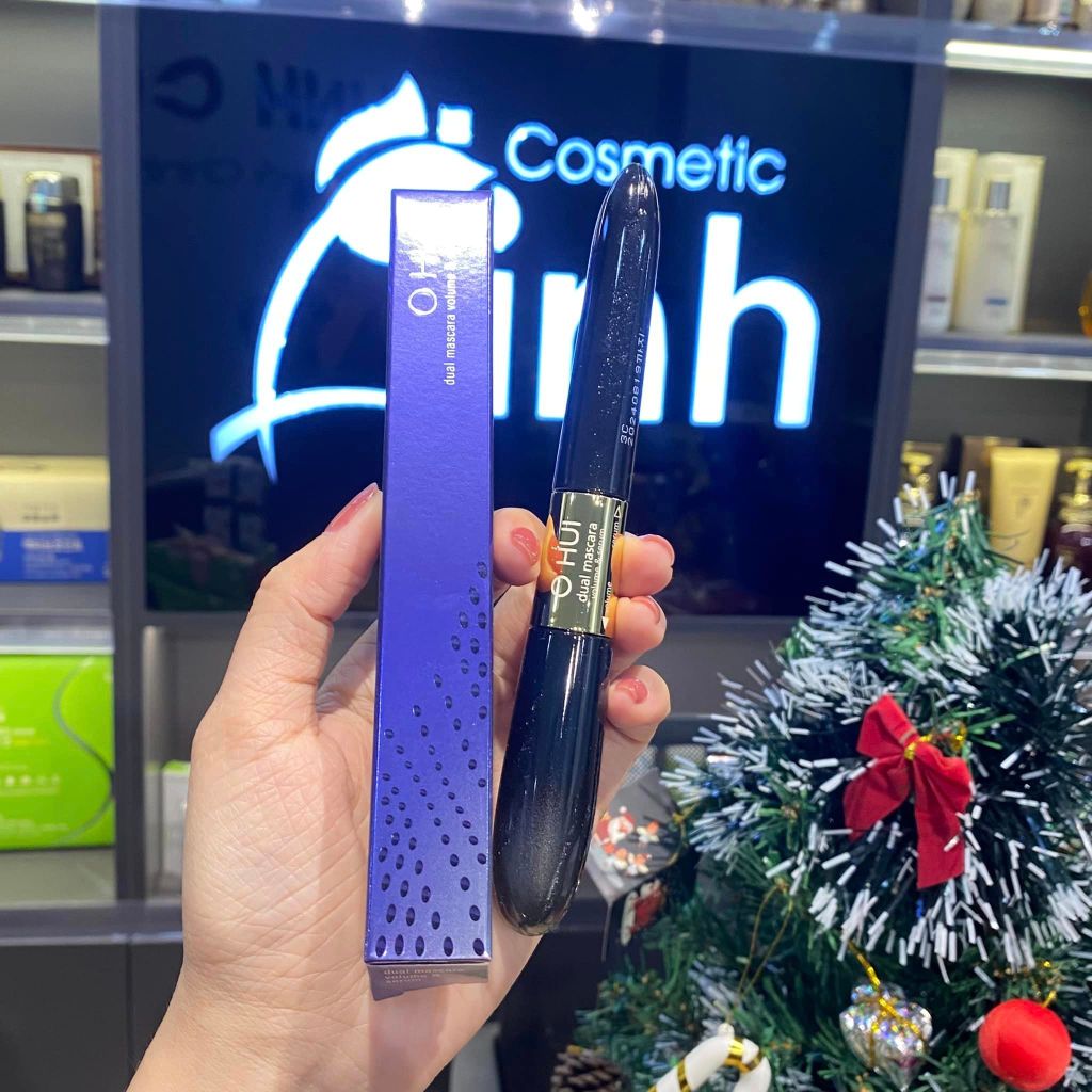 Mascara 2 đầu dưỡng OHUI Dual Mascara Volume & Serum