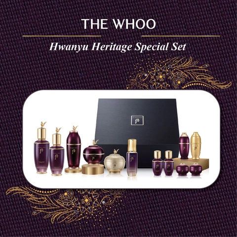 Bộ Dưỡng Da Kiệt Tác Hoàn Lưu Cao Whoo Hwanyu Imperial Youth Heritage Set