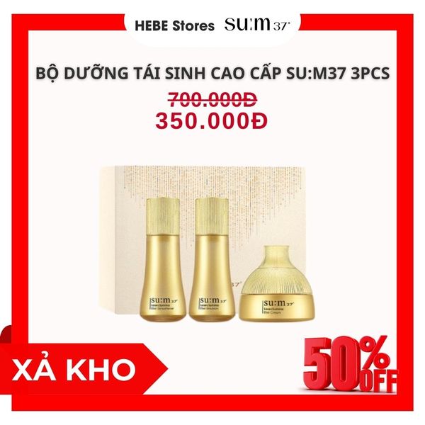 Bộ Dưỡng Da Su:m37 LosecSumma Giúp Tái Sinh Da Mini 3pcs