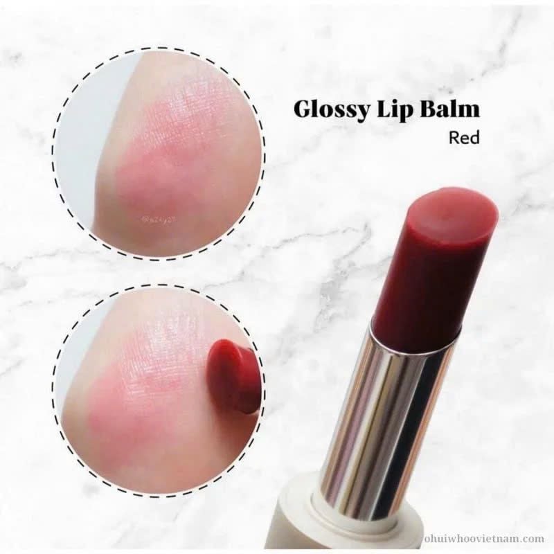 Son Dưỡng Môi Thuần Chay Su:m37 Skin Stay Glossy Lip Balm Coral