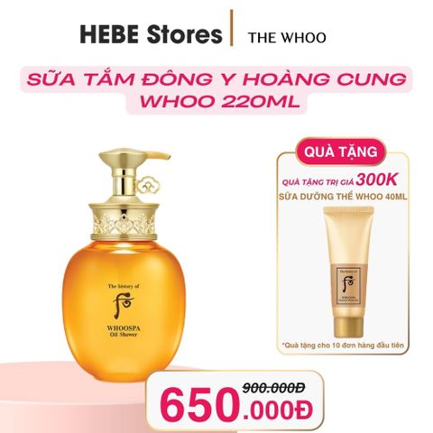 Sữa Tắm Thảo Dược Đông Y Whoo Spa Oil Shower 220ml