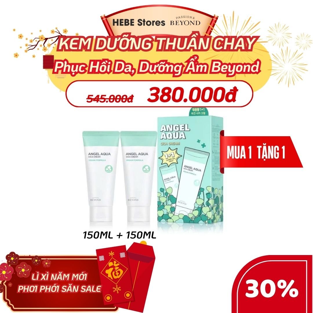 Kem Dưỡng Phục hồi Beyond Angel Aqua Cica Cream 150ml + 150ml