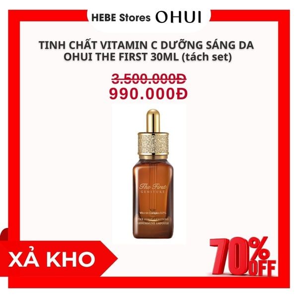 Tinh Chất Vitamin C Ohui The First Geniture Genummune Ampoule - Tách Set