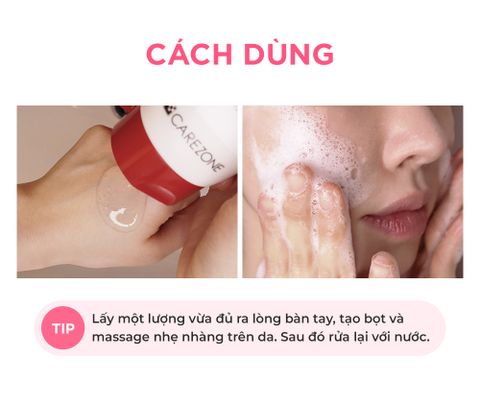 Sữa Rửa Mặt Cân Bằng Ph CAREZONE Ph Balancing Foam Cleanser 330ml