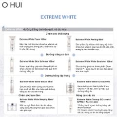 Sữa Dưỡng Trắng Da Ohui Extreme White Emulsion 130ml (tách set)