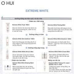 Bộ Dưỡng Trắng Da OHUI Extreme White Set 4pcs