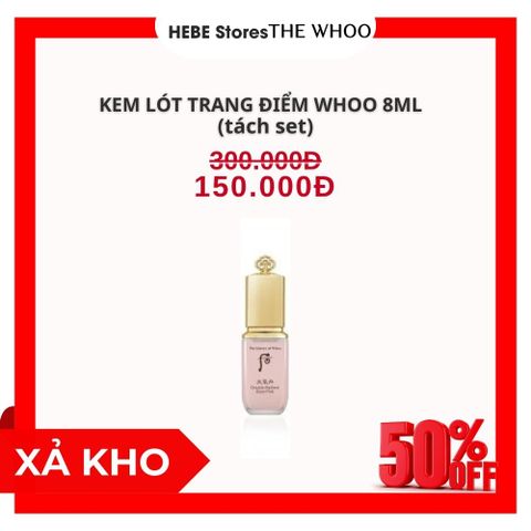 Kem lót ánh hồng nâng tông cao cấp Whoo Cheongidan Double Radiant Base Pink 8ml