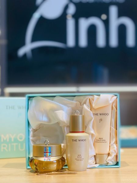 Bộ Dưỡng Ẩm Chống Lão Hóa The Whoo Vàng Gongjinhyang Firming My One Set