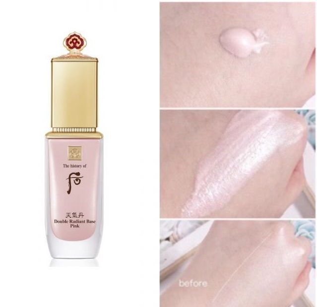 Kem Lót Dưỡng Sáng Whoo Cheongidan Double Radiant Base Pink 40ml