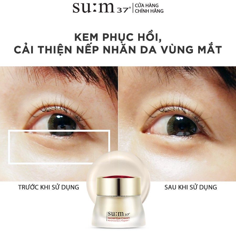 Kem Dưỡng Mắt Cải Thiện Nếp Nhăn Sâu SUM37 Secret Eye Cream 25ml