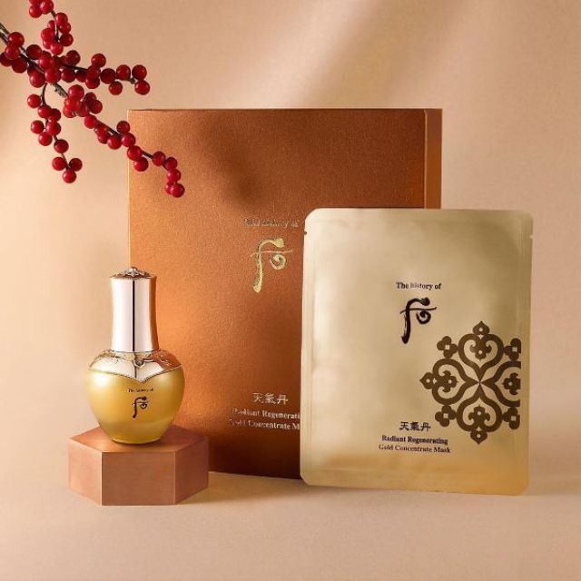 Mặt Nạ Tái Sinh Da Whoo Cheongidan Radiant Regenerating Gold Concentrate Mask