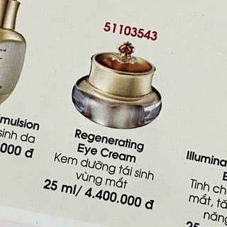 Bộ Kem Kem Dưỡng Mắt Tái Sinh Whoo Cheongidan Radiant Regenerating Eye Cream 50ml Special Set