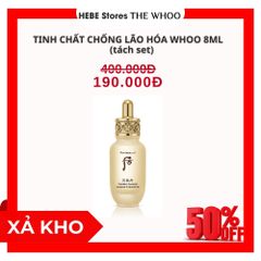 Tinh chất chống lão hóa The Whoo Nutritive Essential Ampoule Concentrate 8ml -  Tách set