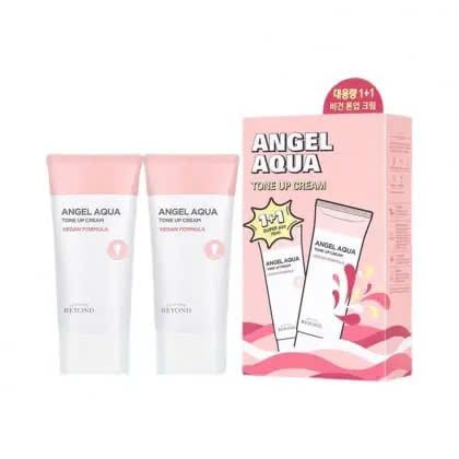 Kem Chống Nắng Nâng Tông Da Beyond Angel Aqua Daily Tone Up Sun Cream (50mlx2)