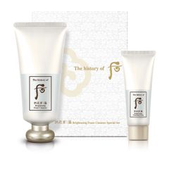 Bộ Sữa Rửa Mặt Dưỡng Trắng Whoo Gongjinhyang Seol Brightening Foam Cleanser Special Set