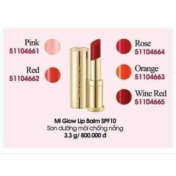 Son Dưỡng Môi Chống Nắng Whoo Mi Glow Lip Balm SPF10