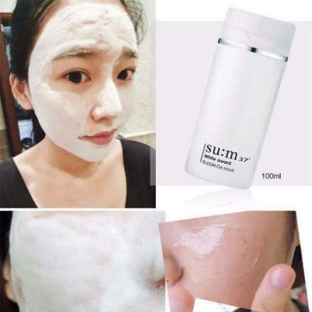 Mặt Nạ Sủi Bọt SUM37 Bright Award Bubble De Mask Pack 100ml