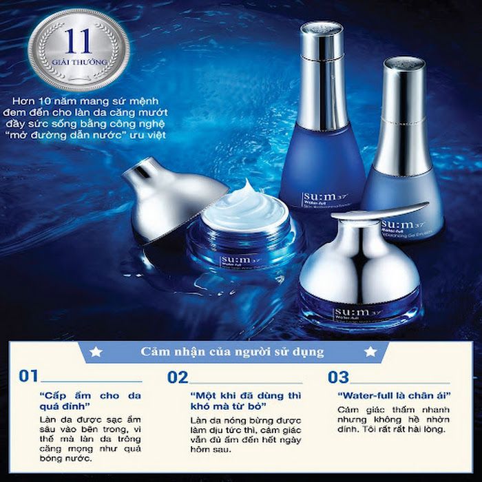 Bộ Dưỡng Da Cấp Nước Sum37 Water-Full Special Set