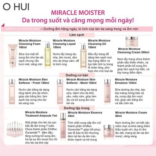 Dầu Tẩy Trang Ohui Miracle Moisture Cleansing Oil 150ml