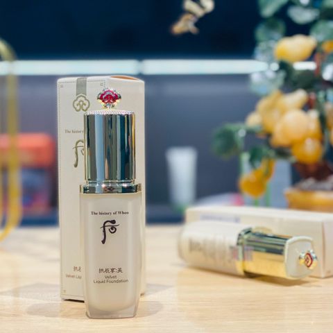 Kem Nền Che Phủ Hoàn Hảo Whoo Velvet Liquid Foundation 40ml