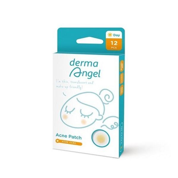 Miếng Dán Mụn Derma Angel Dùng Ban Ngày & Đêm Acne Patch For Day & Night (6 miếng ngày + 6 miếng đêm)