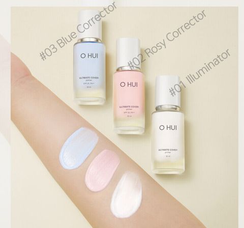 Kem Lót Ohui Ultimate Cover Primer 02 Rosy Corrector 30ml