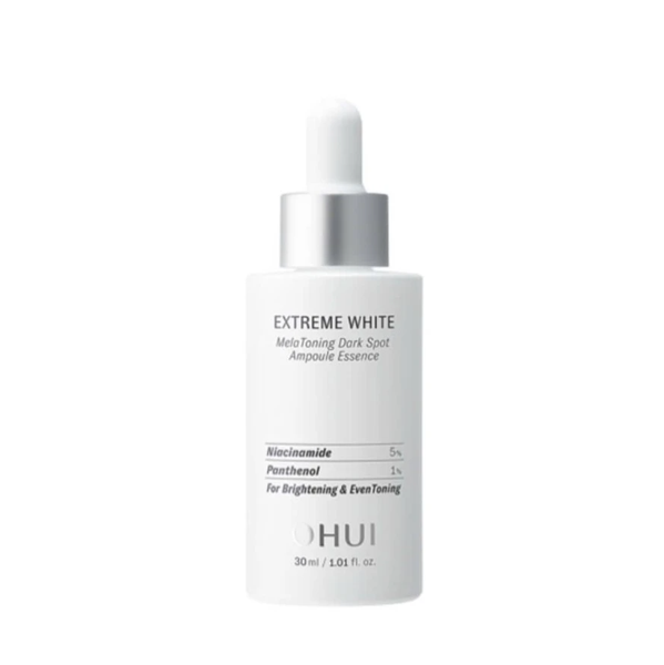 Tinh Chất Mờ Nám Trắng Da OHUI Extreme White Melatoning Dark Spot Ampoule Essence 30ml
