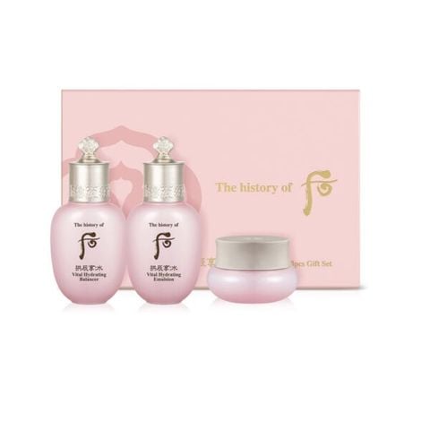 Bộ Dưỡng Ẩm Chống Lão Hóa Whoo Gongjinhyang Soo Vital Hydrating 3pcs Gift Set