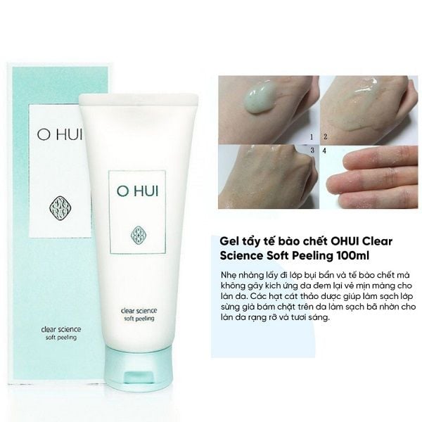 Gel Tẩy Da Chết Dịu Nhẹ Ohui Clear Science Soft Peeling 100ml