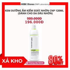 Kem Dưỡng Ẩm Kiểm Soát Nhờn CNP Laboratory A-Clean All Control Moisturizer 120ml
