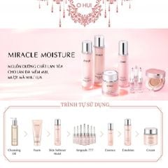 Phấn Nước Ohui Miracle Moisture Chiffon Cushion SPF50+/PA+++