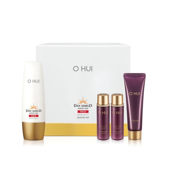 Bộ Kem Chống Nắng Ohui Day Shield Perfect Sun Red SPF50+/PA++++ Special Set