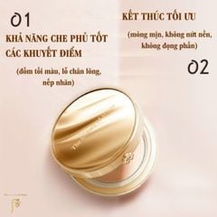 Phấn Phủ Trang Điểm Whoo Gongjinhyang Mi Two Way Pact SPF30/PA++ Mẫu Mới