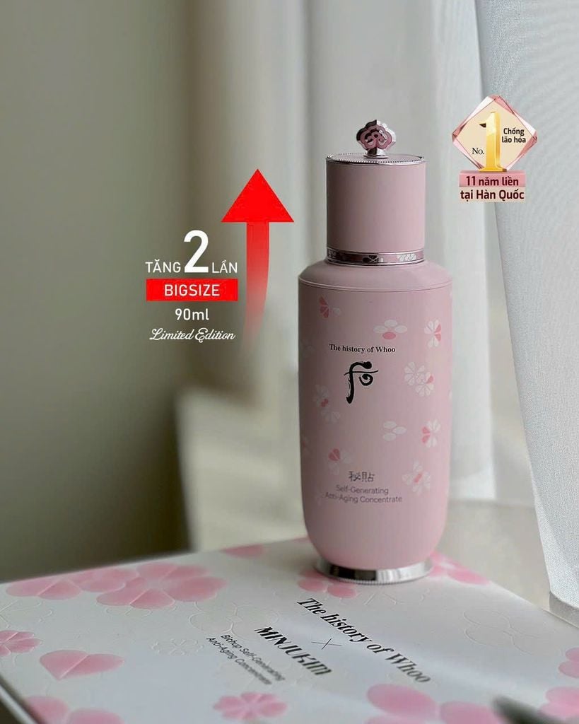 Bộ Tinh Chất Tự Sinh Thế Hệ 3 Whoo Bichup Self - Generating Anti - Aging Concentrate Special Set